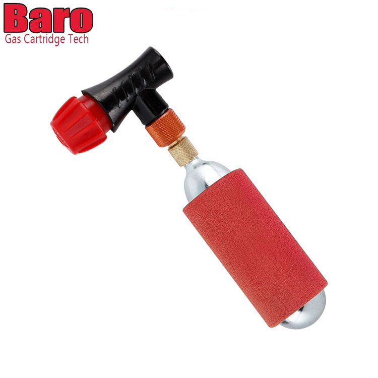 Portable CO2 Cartridge Bicycle Pump Valve Head